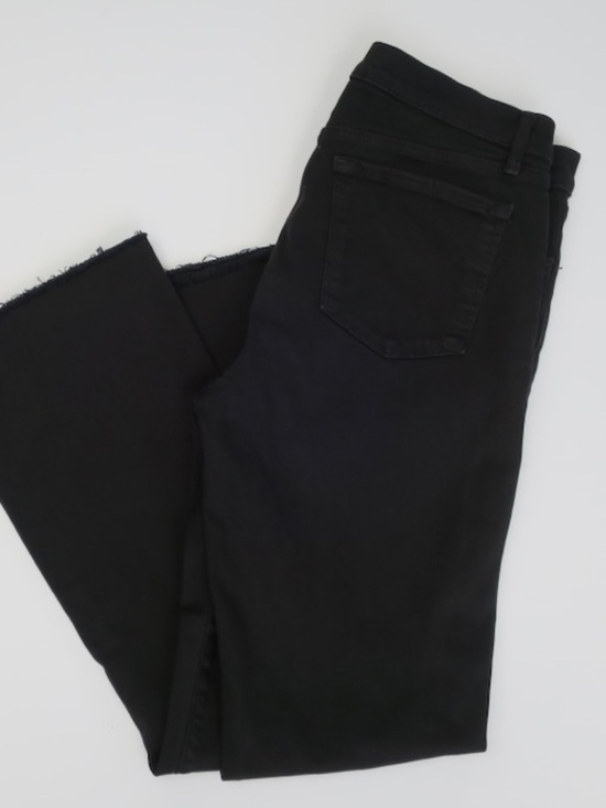 J Brand Denim - J Brand Fringed Hem Black Jeans
